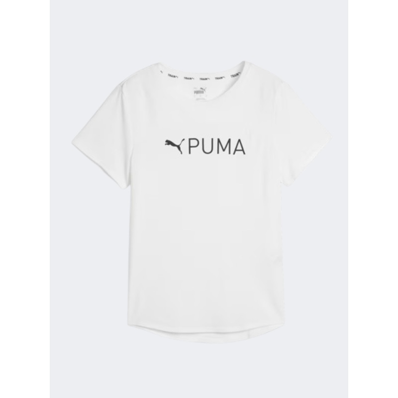 Puma Fit Logo Ultrabreathe Women Training T-Shirt White/Black
