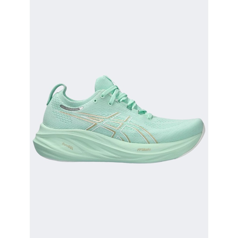 Asics Gel Nimbus 26 Women Running Shoes Mint Tint/Pale Tint