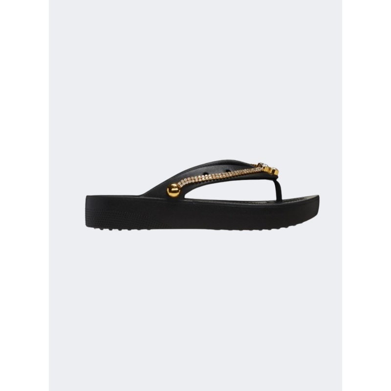 Crocs Classic Platform Tiara Women Lifestyle Slippers Black