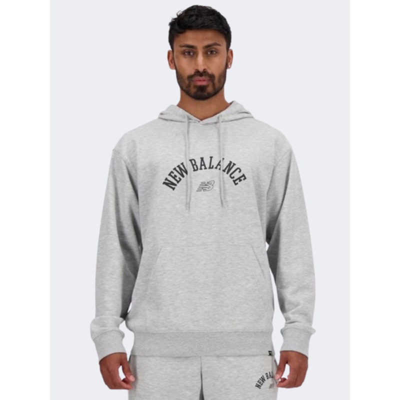 New Balance Graphic Men Lifestyle Hoody Athletic Grey