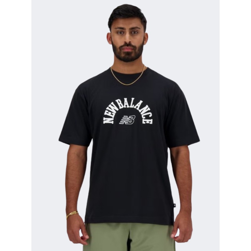 New Balance Graphic Men Lifestyle T-Shirt Black/White