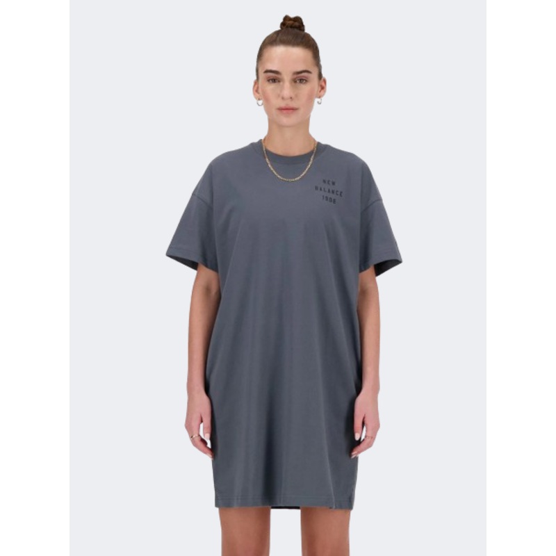 New Balance Iconic Collegiate Women Lifestyle Dress Graphite