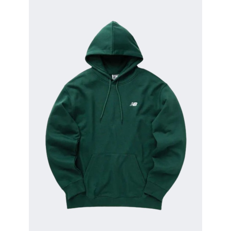 New Balance Small Logo Men Lifestyle Hoody Nightwatch Green