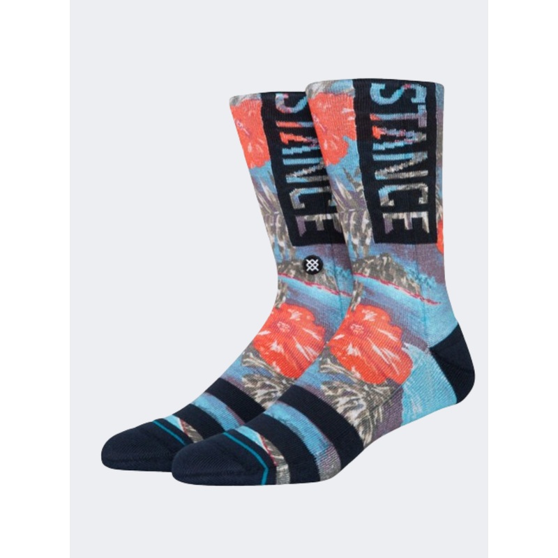 Stance Og Cocopalms Unisex Lifestyle Sock Teal/Multi