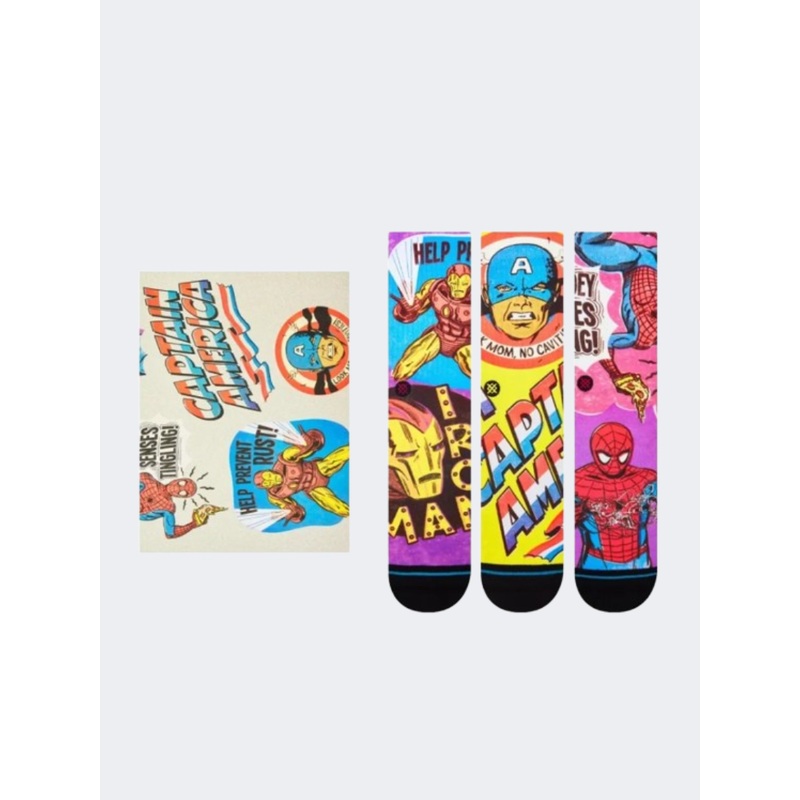 Stance The Marvel Box Unisex Lifestyle Sock Multicolor