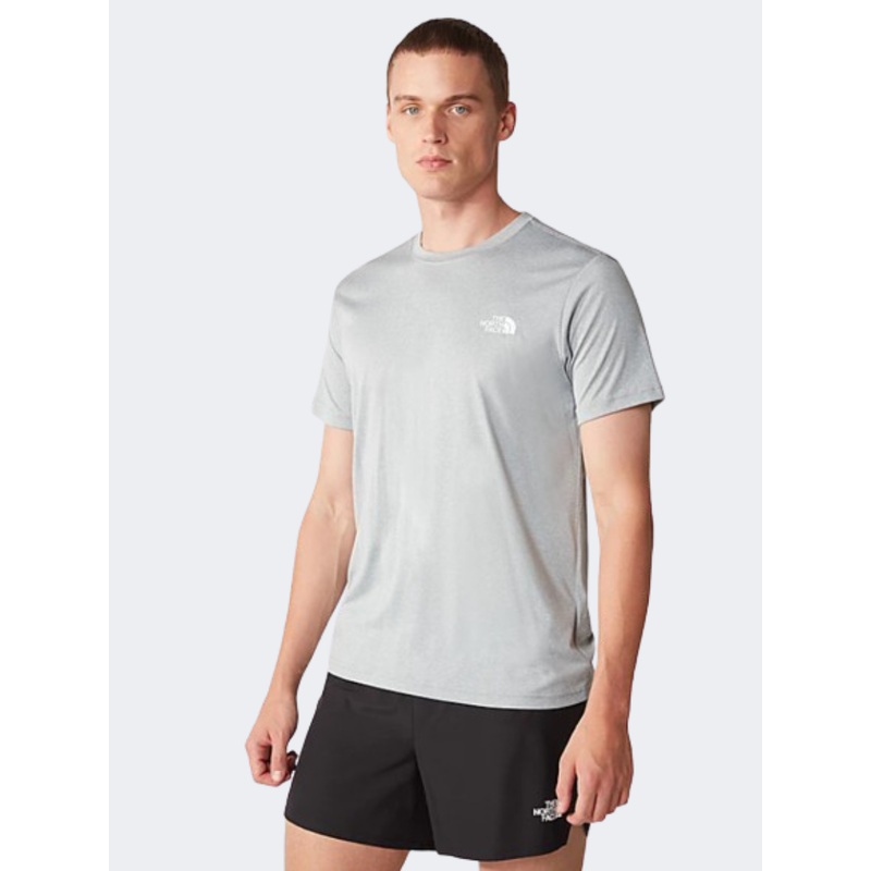The North Face Reaxion Redbox Men Hiking T-Shirt Mid Grey Heather