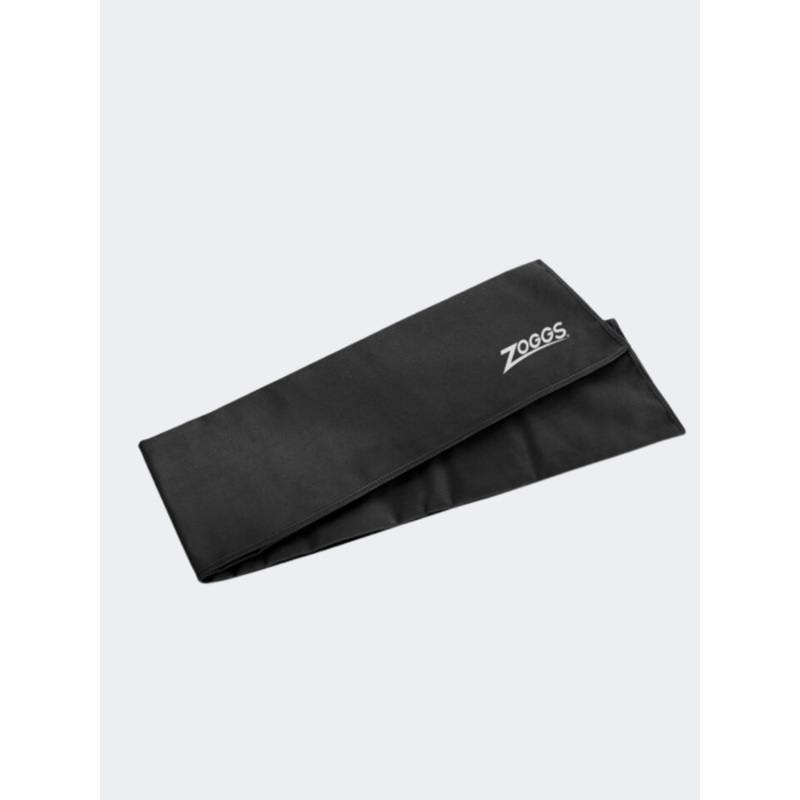 Zoggs Elite Unisex Swim Towel Black