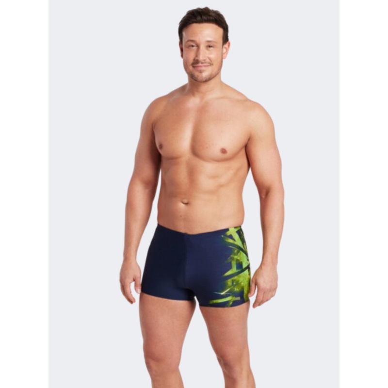 Zoggs Hip Racer Men Swim Tight Navy/Yellow