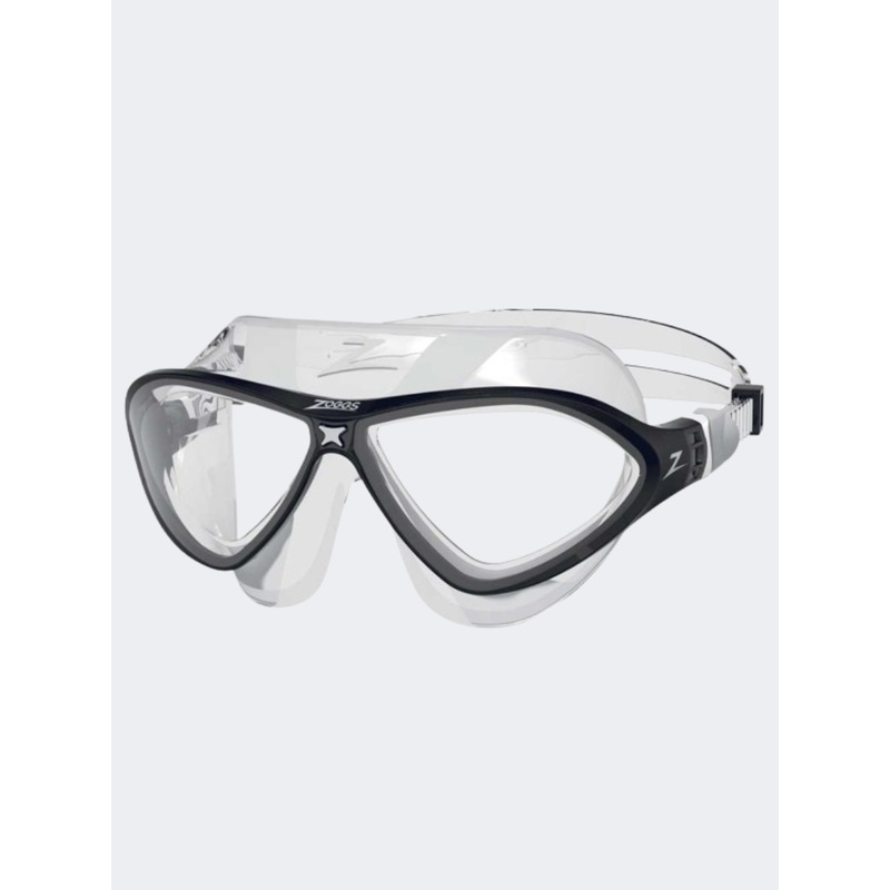 Zoggs Horizon Flex Unisex Swim Mask Clear/Black/Clear