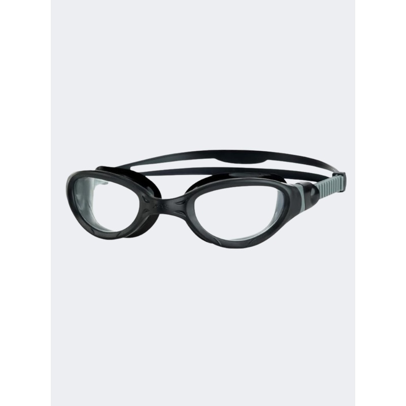 Zoggs Phantom 2 Unisex Swim Goggles Black/Grey/Clear