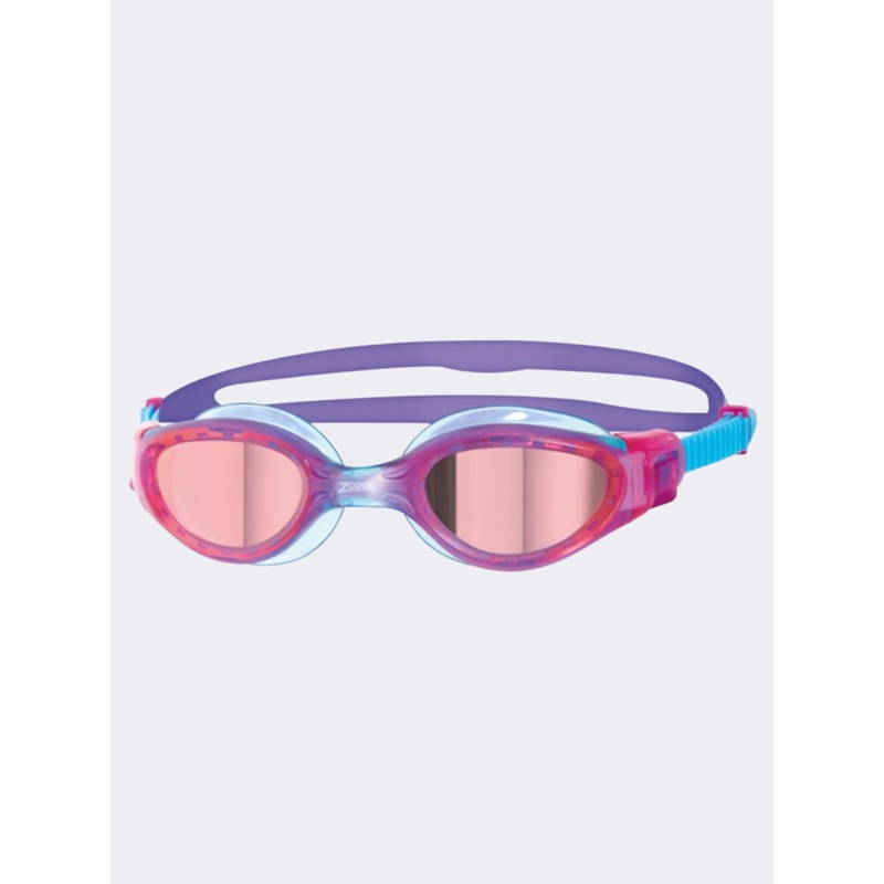 Zoggs Phantom Elite Mirror Unisex Swim Goggles Pink/Blue/Red