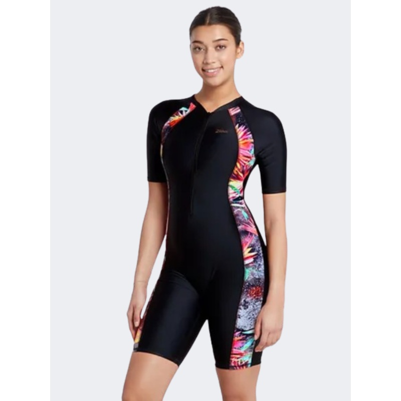 Zoggs Savannah Women Swim Monokini Black/Multi