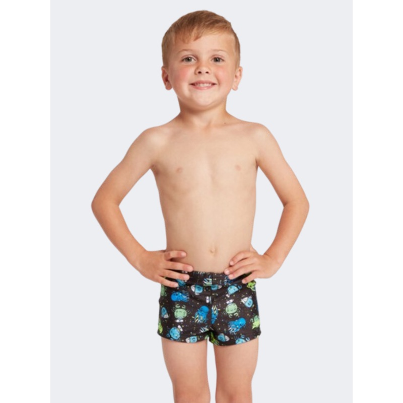 Zoggs Sea Play Hip Racer Boys Swim Tight Black/Blue/Green