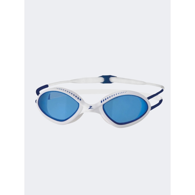 Zoggs Tiger Unisex Swim Goggles White/Blue/Tint Blue