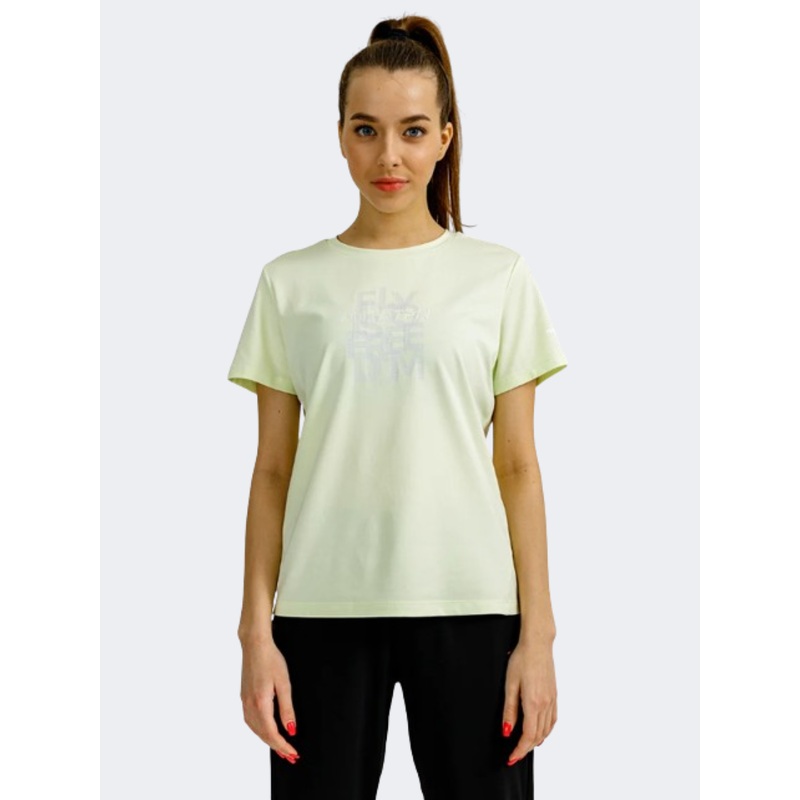 Anta Fat Burning Women Training T-Shirt Light Green