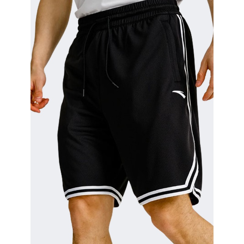 Anta Knitted Game Men Basketball Short Black/White