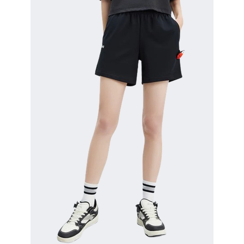 Anta Sesame Street Women Lifestyle Short Black