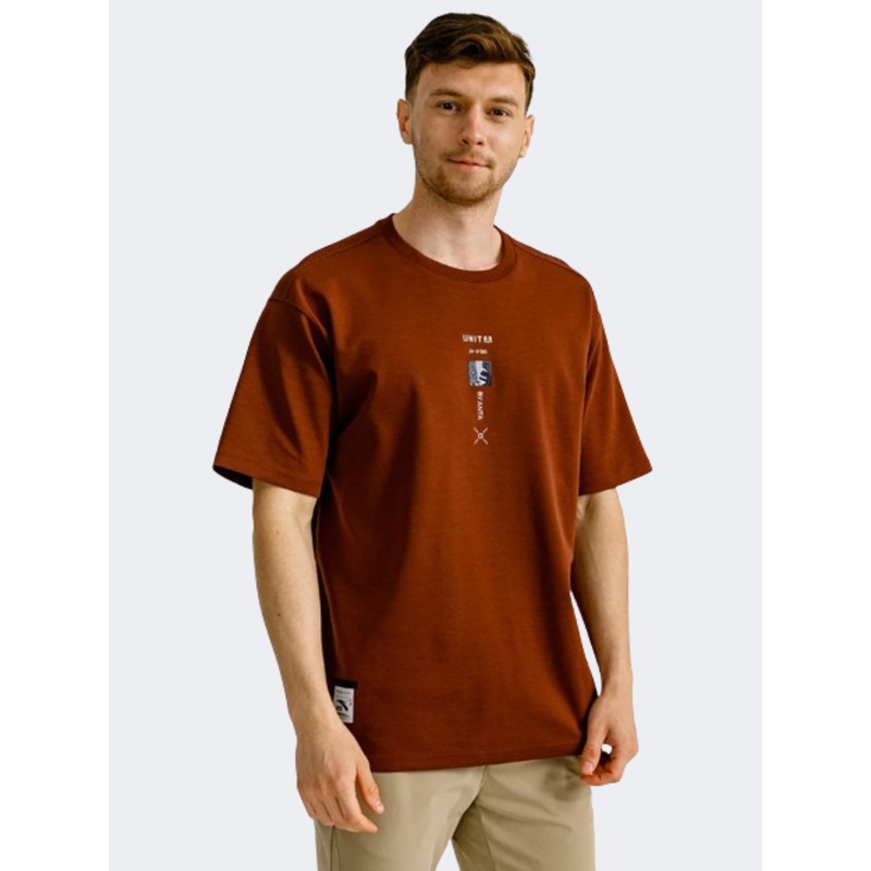 Anta Unit A Men Training T-Shirt Burgundy