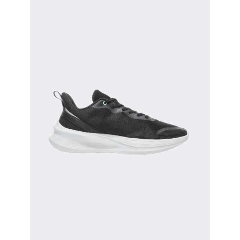 Erke Cushioning Men Running Shoes Black/Green