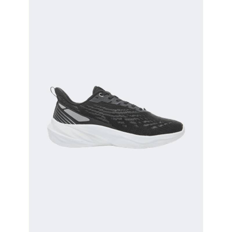 Erke Cushioning Women Running Shoes Black/Silver