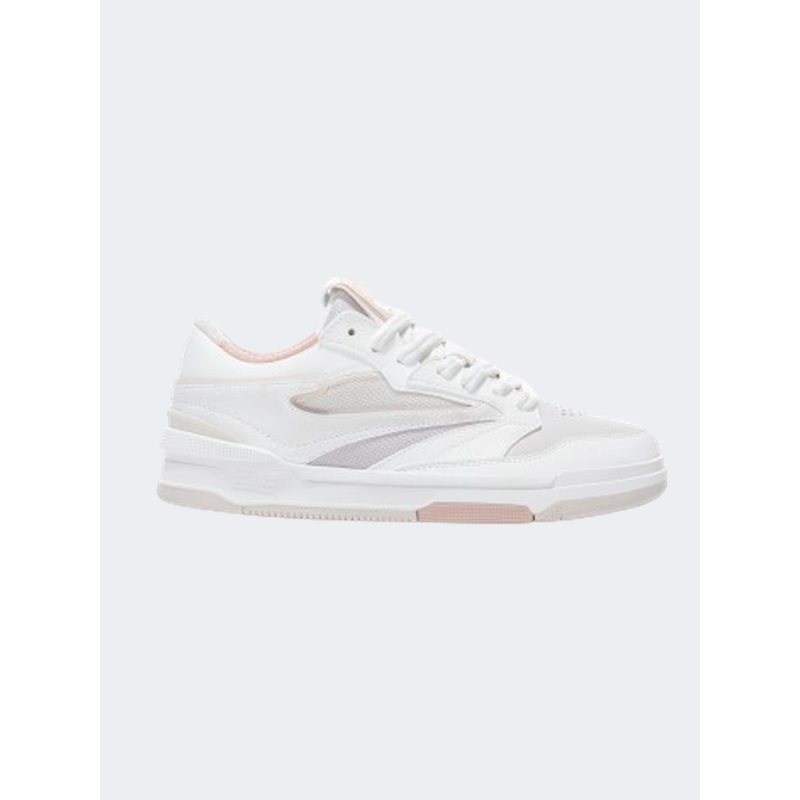 Erke Skateboard Women Lifestyle Shoes White/Grey/Flaxen