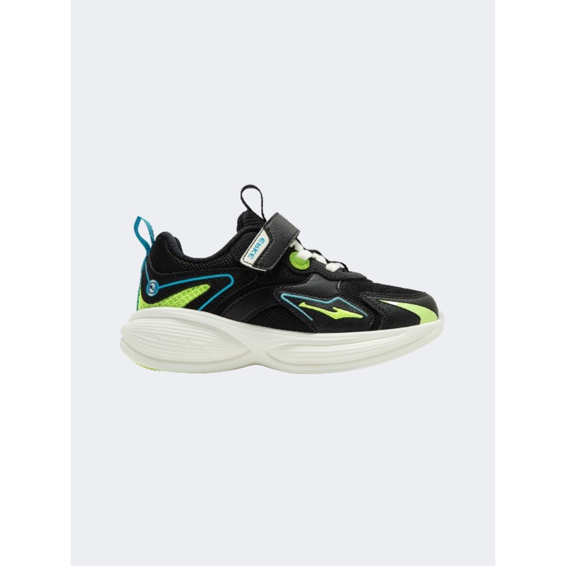 Erke Stability Ps Boys Running Shoes Black/Yellow/Green