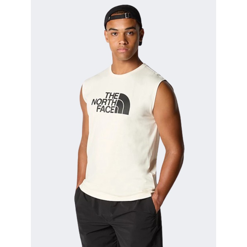 The North Face Easy Men Lifestyle Tank White Dune