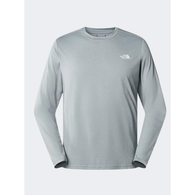 The North Face Reaxion Amp Men Hiking Long Sleeve Mid Grey Heather