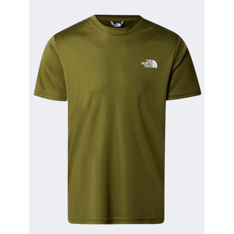 The North Face Reaxion Redbox Men Hiking T-Shirt Forest Olive