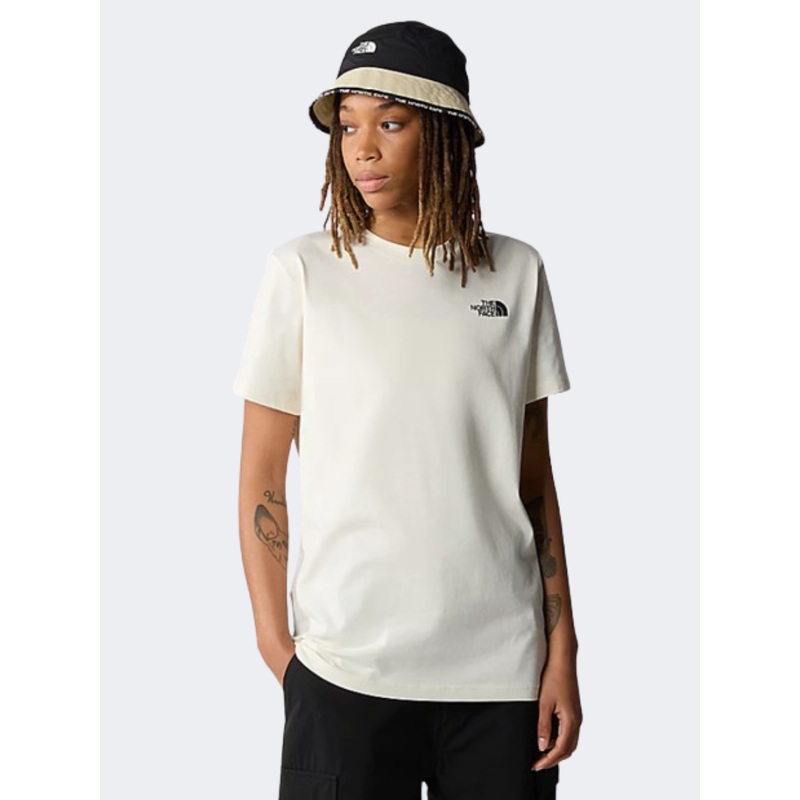 The North Face Relaxed Redbox Women Lifestyle T-Shirt White Dune