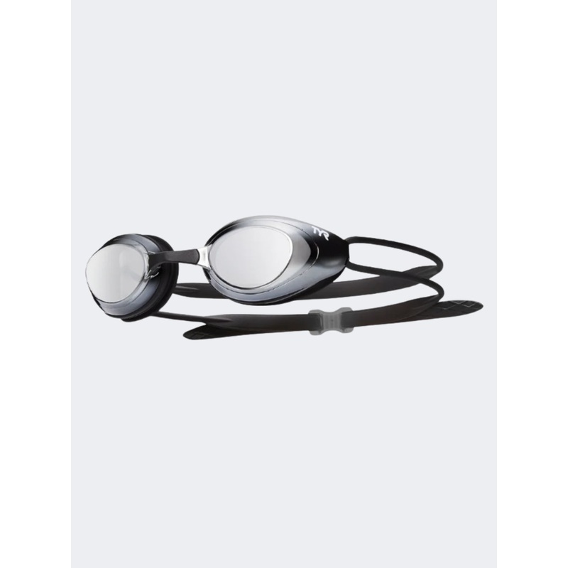 Tyr Black Hawk Racing Swim Goggles Silver/Metal/Black