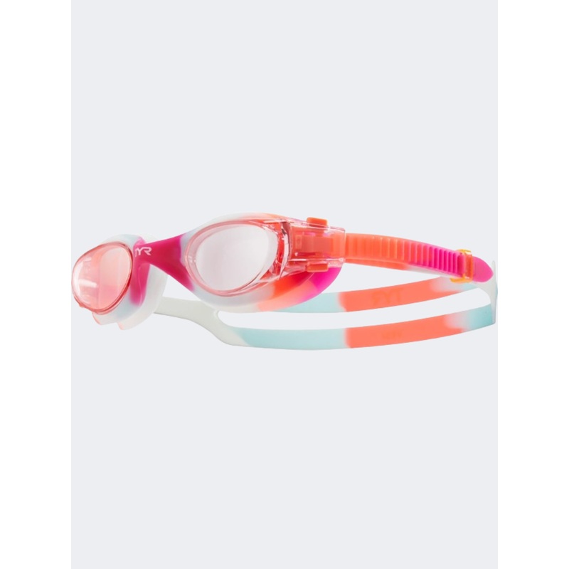 Tyr Vesi Tie Dye Swim Goggles Pink/White