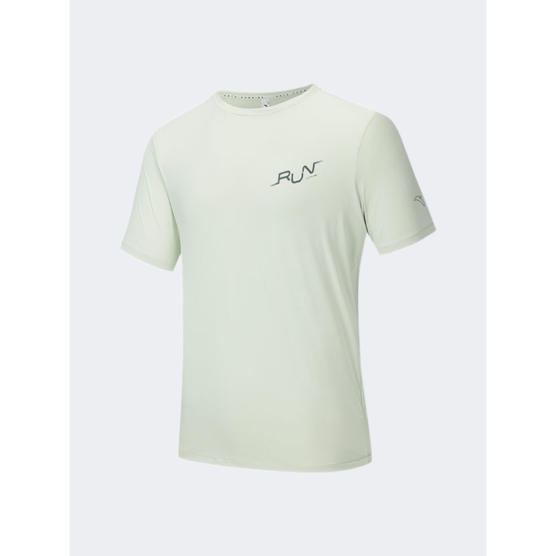 Anta Advanced Men Running T-Shirt Light Green