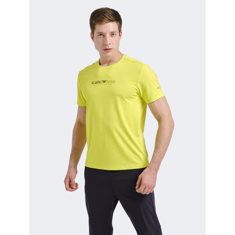 Anta Advanced Men Running T-Shirt Yellow