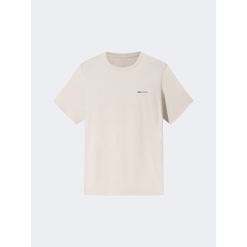 Anta Camping Men Outdoor T-Shirt Wheat Grey