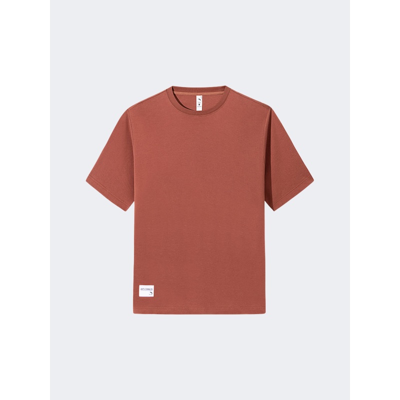 Anta Commute Men Training T-Shirt Brown