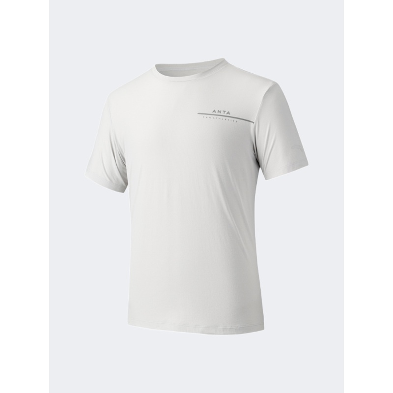 Anta Men Training T-Shirt Light Grey