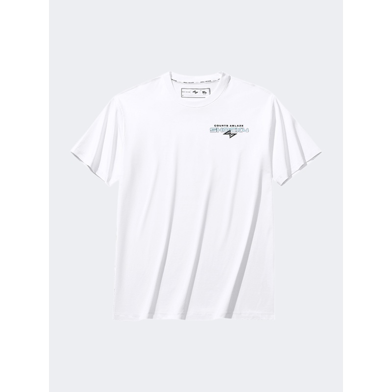 Anta Shock 4 Men Basketball T-Shirt White