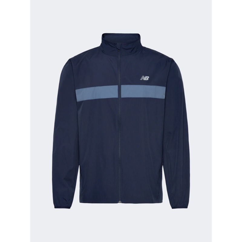 New Balance Sport Essentials Men Performance Jacket Shoreline Blue