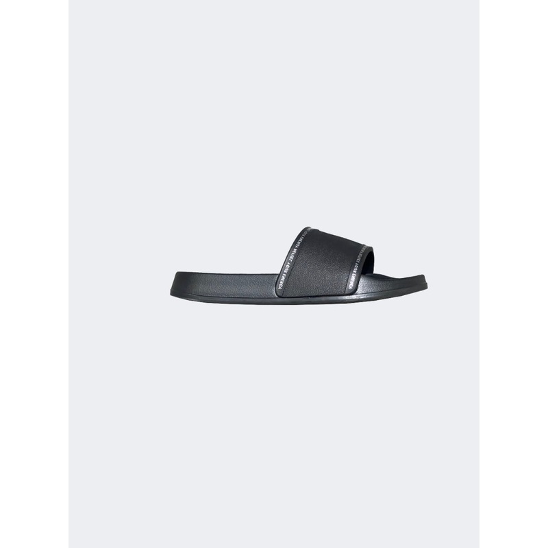 Oil And Gaz Open Slide Women Lifestyle Slippers Black