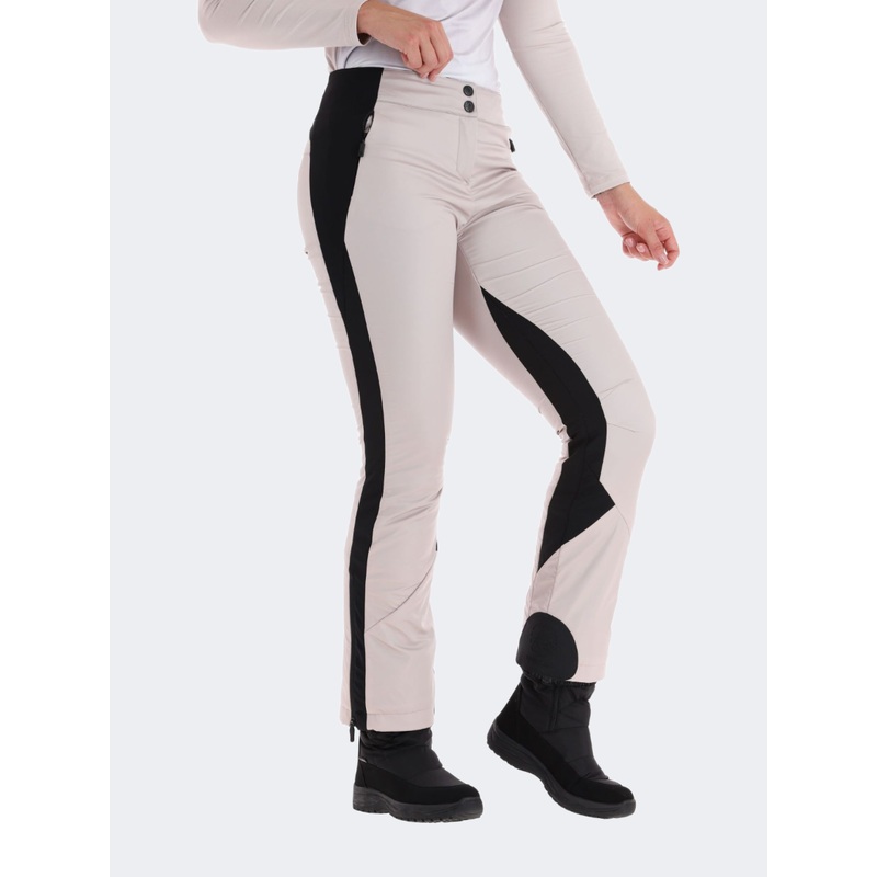 Sportalm Amb Softshell Women Skiing Pant Taupe Pink