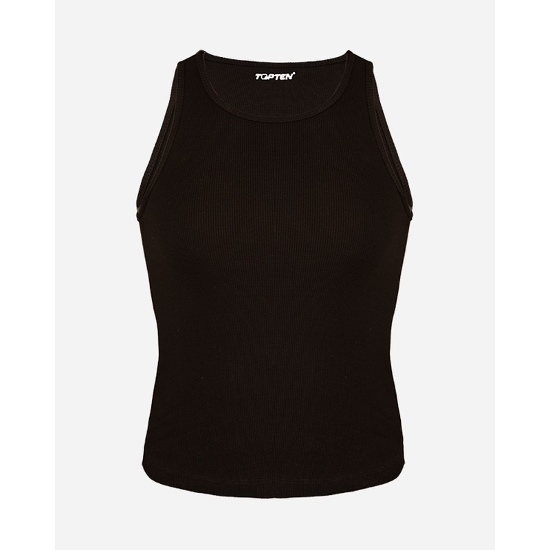 Top Ten Pedli Kumas Women Lifestyle Tank Black Md-10