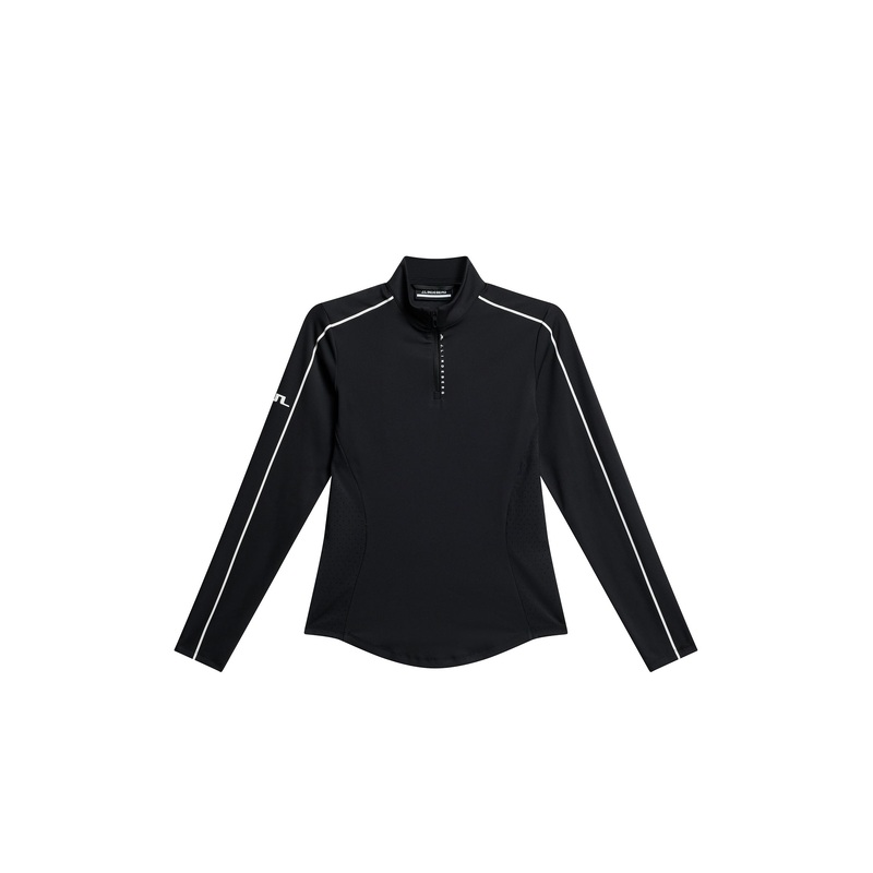 Adiola Quarter Zip Mid Layer / Black