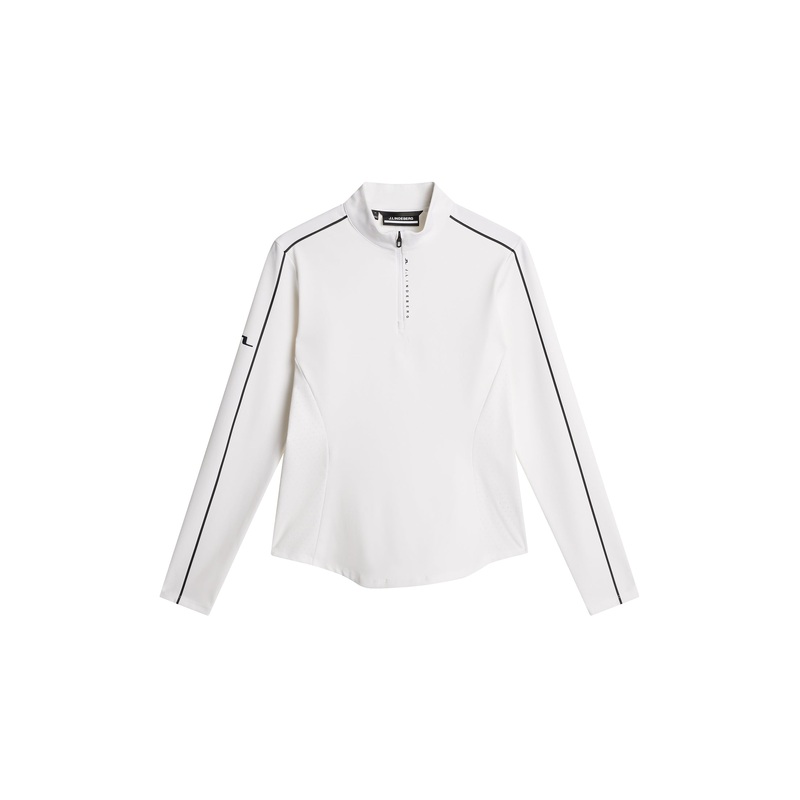 Adiola Quarter Zip Mid Layer / White