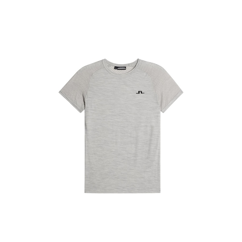 Bella Wool T-shirt / Light Grey Melange
