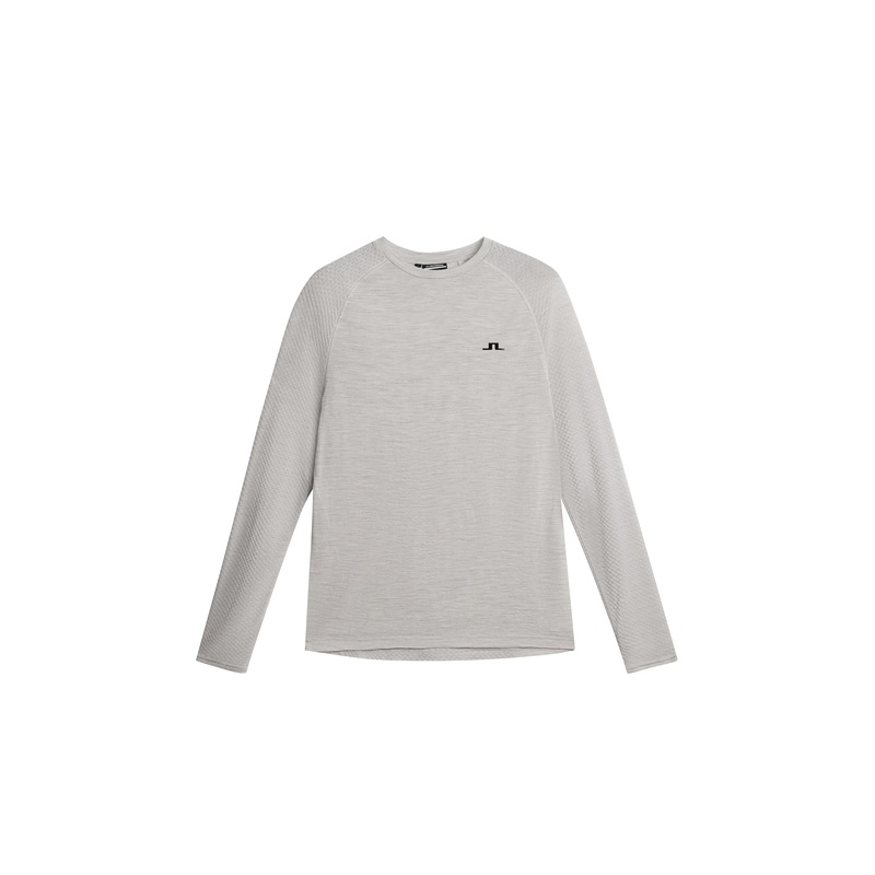 Brent Wool Long Sleeve / Light Grey Melange