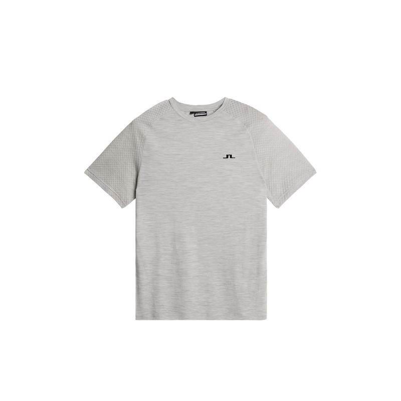 Brent Wool T-shirt / Light Grey Melange