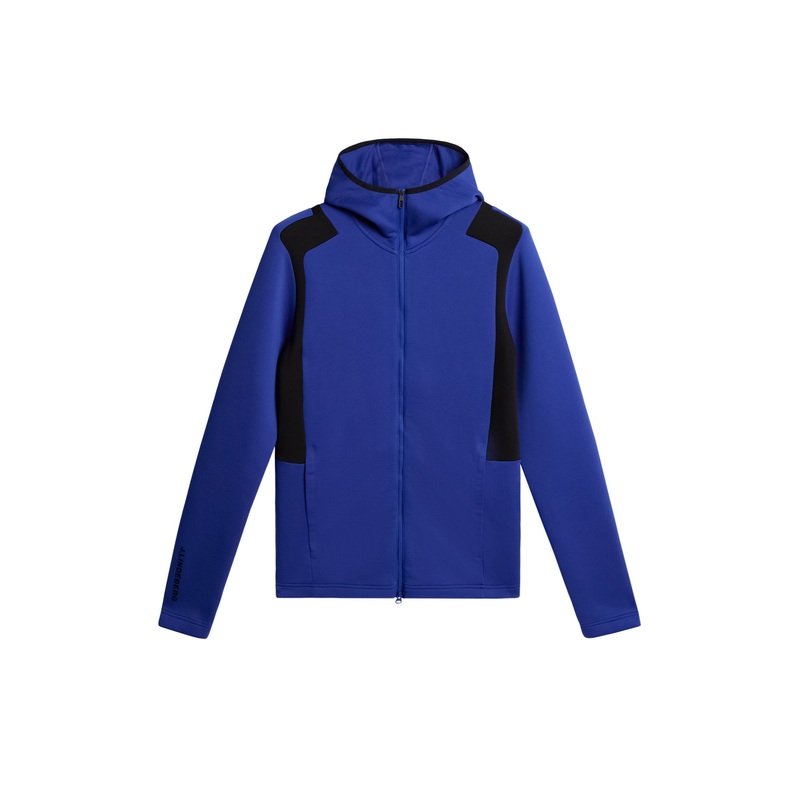 Chet Zip Hood / Clematis Blue