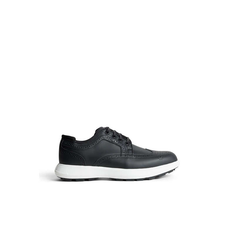 Fairway Brogue Golf Sneaker W / Black