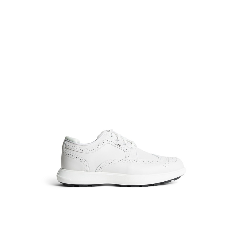 Fairway Brogue Golf Sneaker W / White